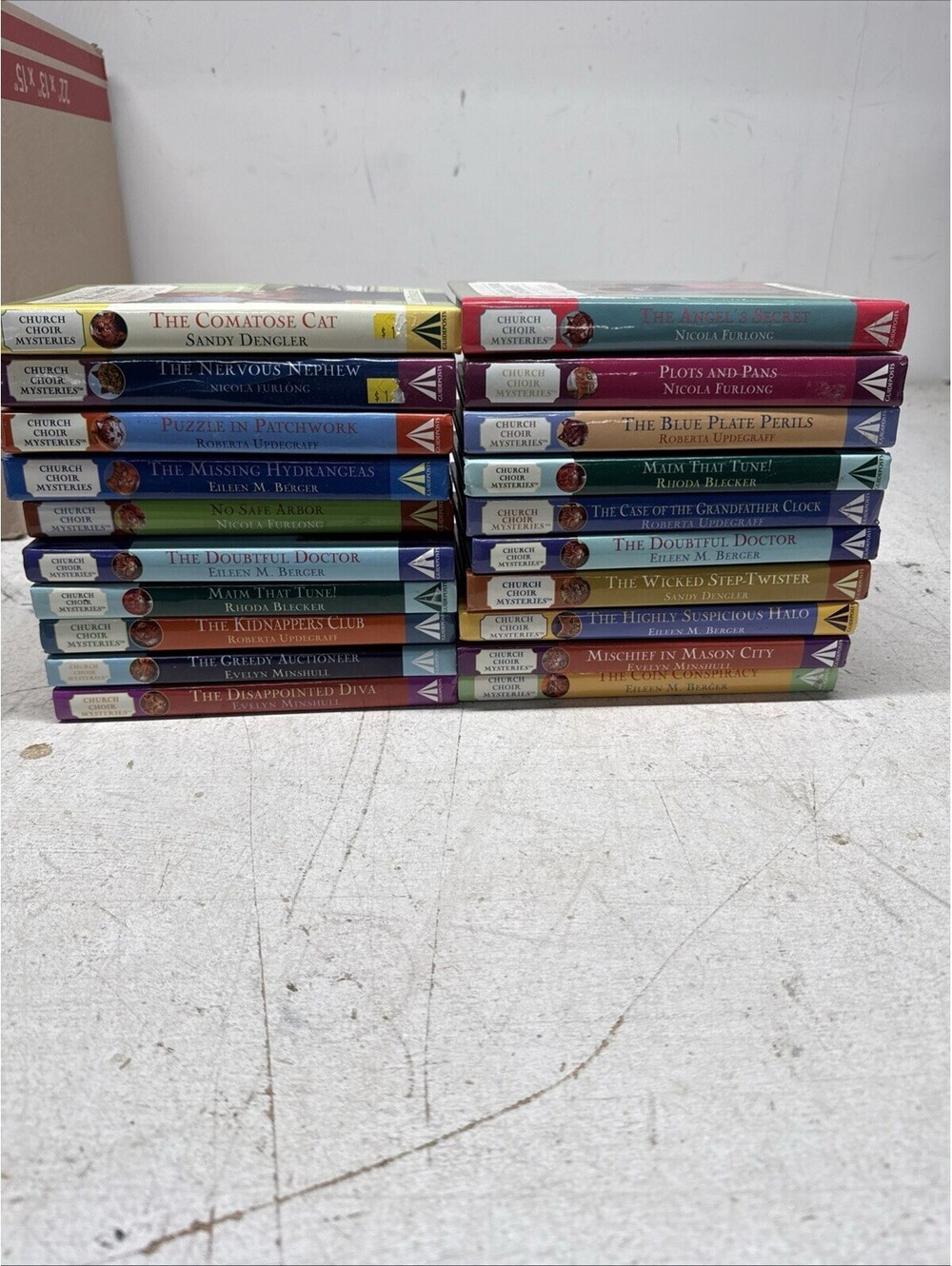Church Choir Mysteries by Guideposts Hardcover Books Lot of 20